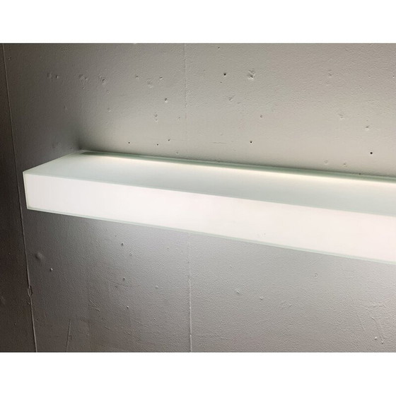 Image 1 of Vintage glass lighted hanging console by Nanda Vigo, Italy