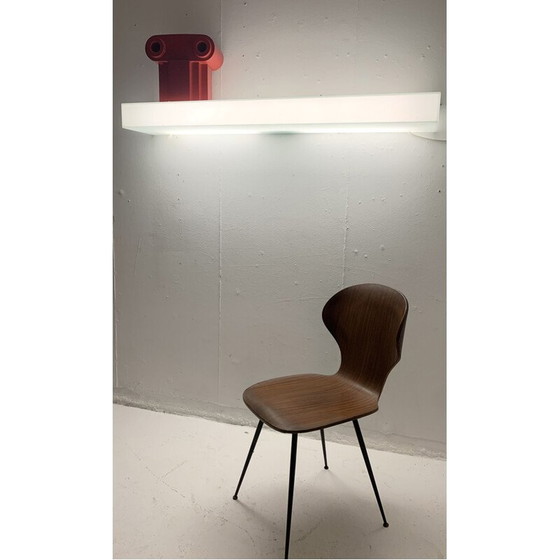 Image 1 of Vintage glass lighted hanging console by Nanda Vigo, Italy