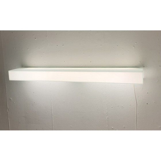 Image 1 of Vintage glass lighted hanging console by Nanda Vigo, Italy