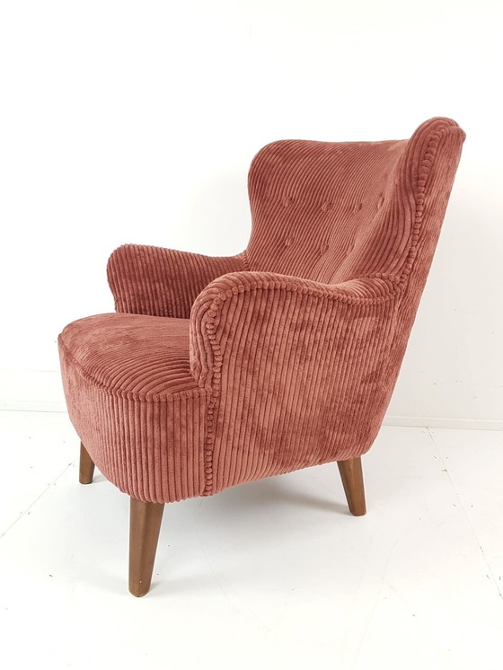 Image 1 of Poltrona vintage Artifort Theo Ruth Terra in velluto a coste