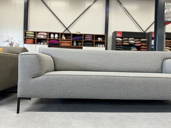 Image 1 of Design on Stock Bloq Bench 3 Seater Milton Grey