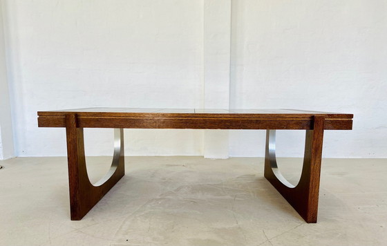 Image 1 of Vintage Danish Mid Century Teak & Ceramic Coffee Table 1960S