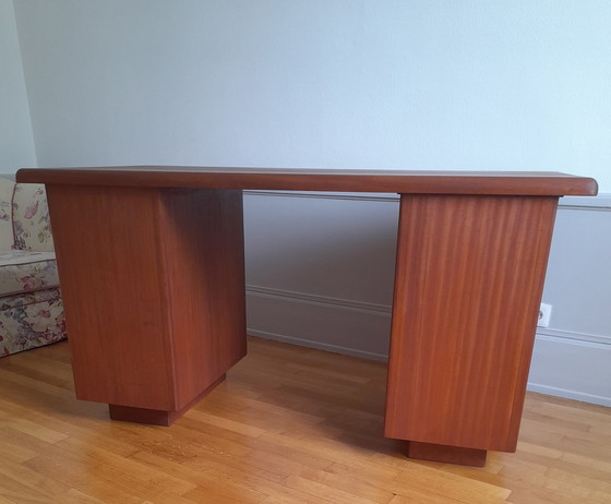 Image 1 of Vintage 50's Teak Scandinavian Style Desk