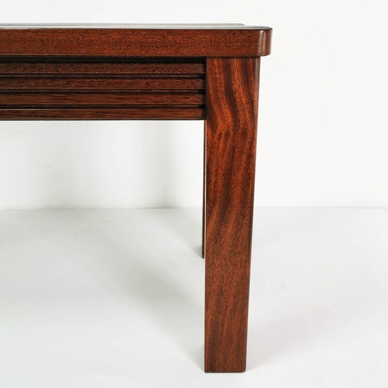 Image 1 of Vintage solid rosewood bench, Denmark 1980