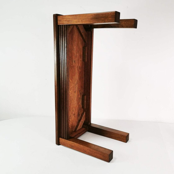 Image 1 of Vintage solid rosewood bench, Denmark 1980