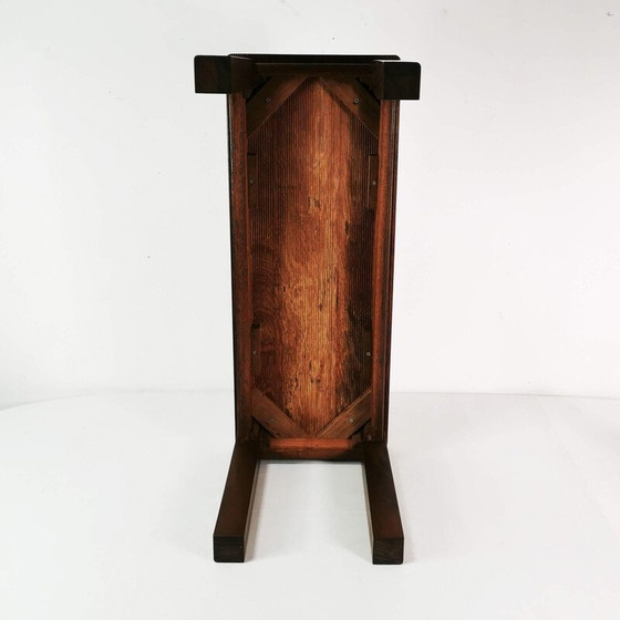 Image 1 of Vintage solid rosewood bench, Denmark 1980