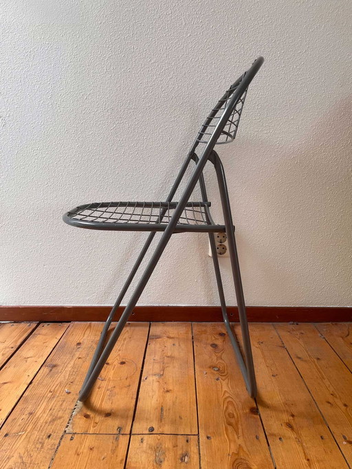 Chaise pliante vintage Ikea 80S Niels Gammelgaard Aland