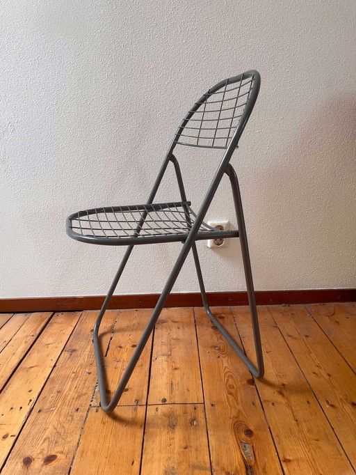 Chaise pliante vintage Ikea 80S Niels Gammelgaard Aland