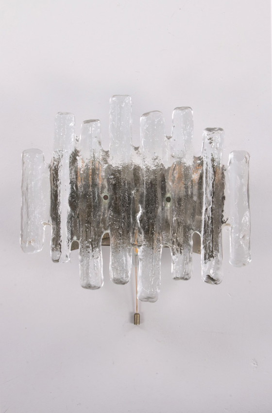 Image 1 of Large glass wall lamp made by J.T. Kalmar,1960s