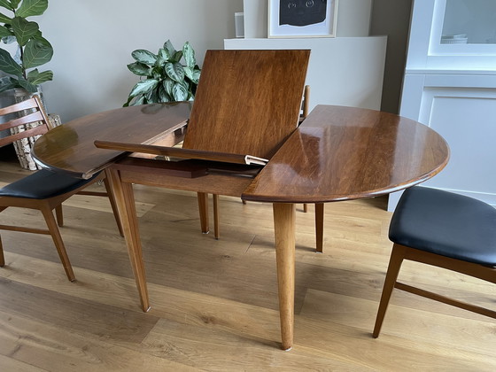 Image 1 of Danish design dining table and chairs