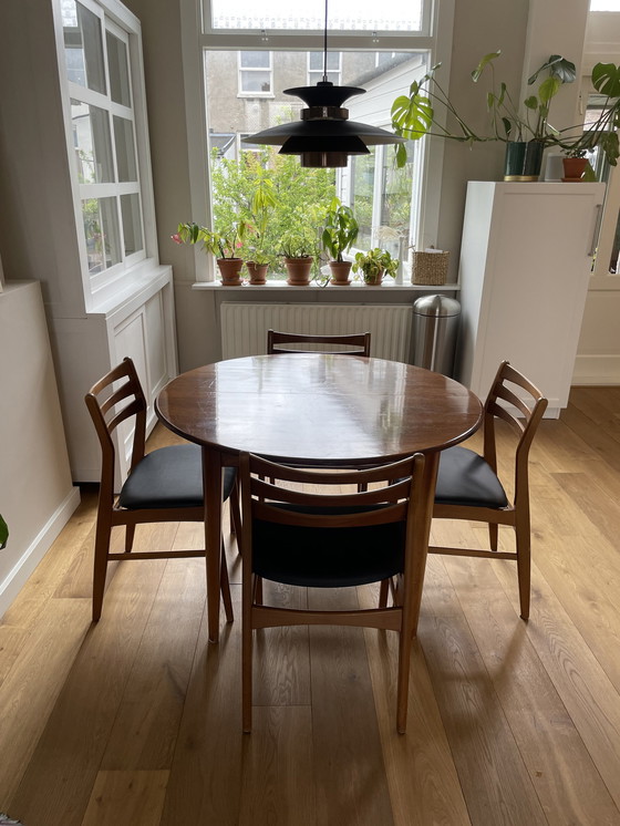 Image 1 of Danish design dining table and chairs