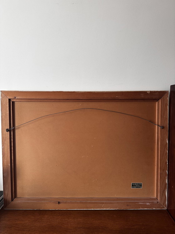 Image 1 of Vintage Painting With Frame