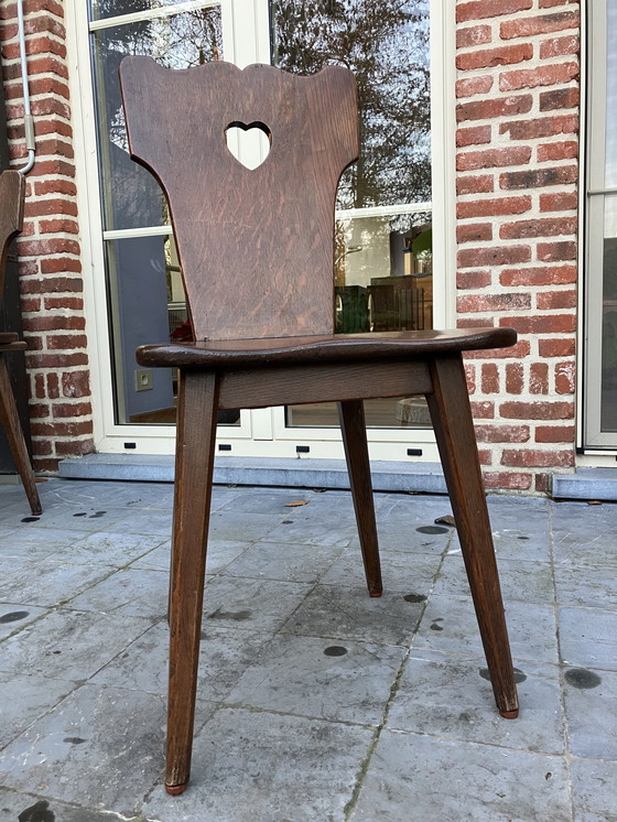Image 1 of Vintage Brutalist Chair (4 Pieces)