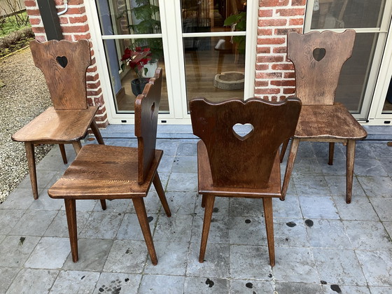 Image 1 of Vintage Brutalist Chair (4 Pieces)