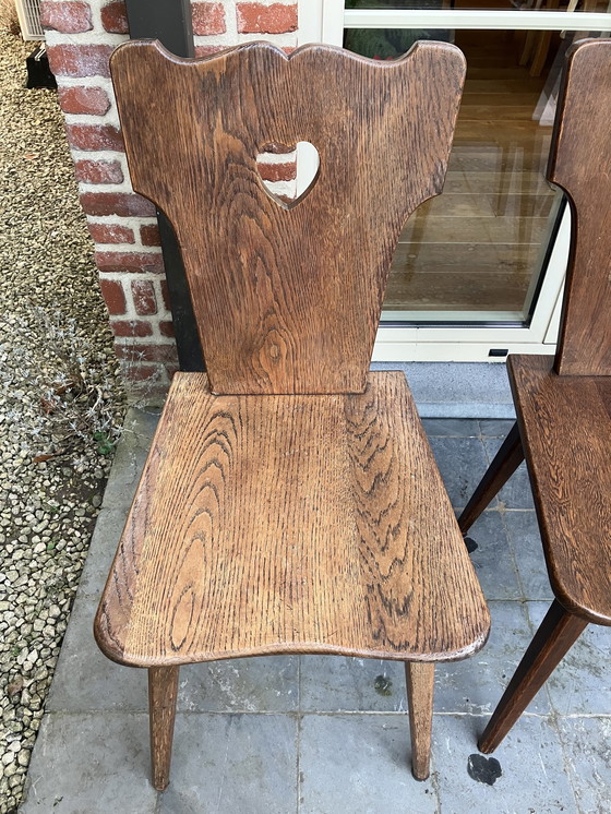 Image 1 of Vintage Brutalist Chair (4 Pieces)