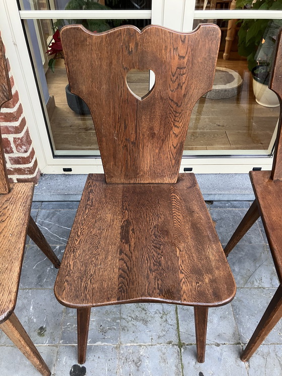 Image 1 of Vintage Brutalist Chair (4 Pieces)