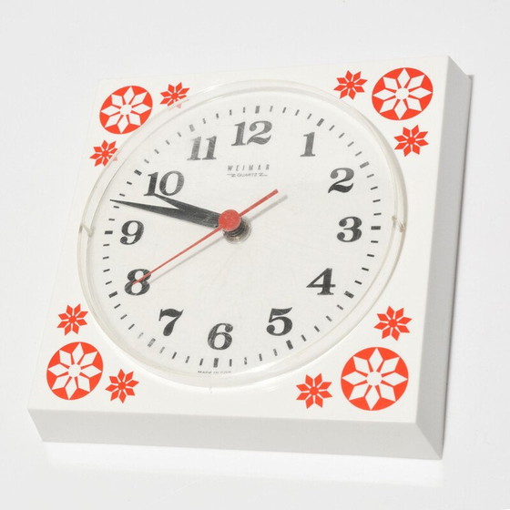 Image 1 of Orologio da parete vintage di Weimar, Germania, anni '70