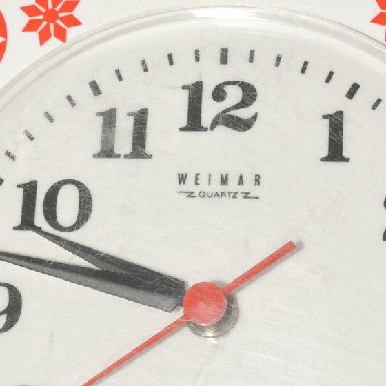 Image 1 of Orologio da parete vintage di Weimar, Germania, anni '70