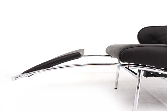 Image 1 of Interprofil / IP Design "Rocky" Relax Chair / Armchair in Leather and Chrome, LP 3265,-€