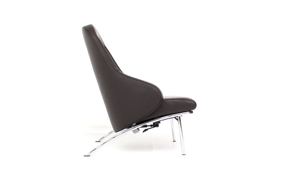 Image 1 of Interprofil / IP Design "Rocky" Relax Chair / Armchair in Leather and Chrome, LP 3265,-€