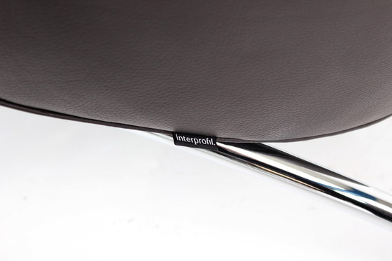 Image 1 of Interprofil / IP Design "Rocky" Relax Chair / Armchair in Leather and Chrome, LP 3265,-€