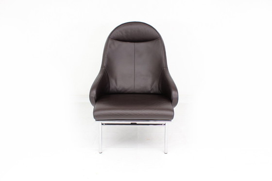 Image 1 of Interprofil / IP Design "Rocky" Relax Chair / Armchair in Leather and Chrome, LP 3265,-€