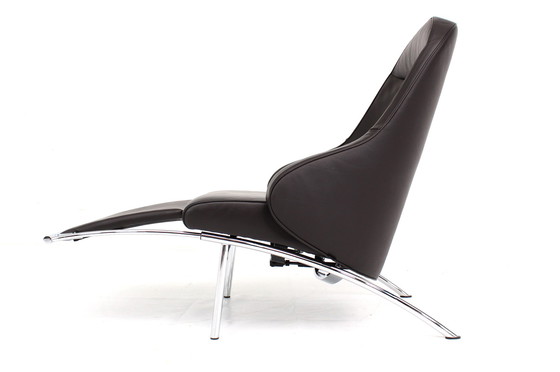 Image 1 of Interprofil / IP Design "Rocky" Relax Chair / Armchair in Leather and Chrome, LP 3265,-€