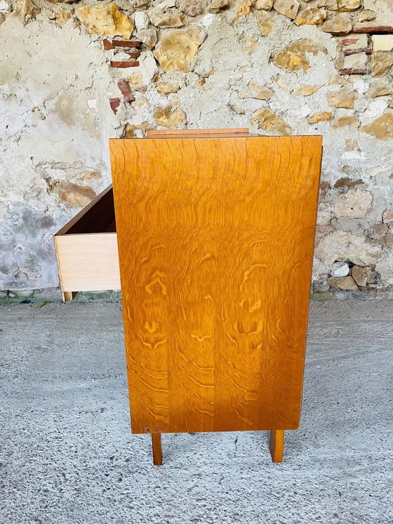 Image 1 of Mid-Century, Vintage, Oak Chest Of Drawers 1970’S
