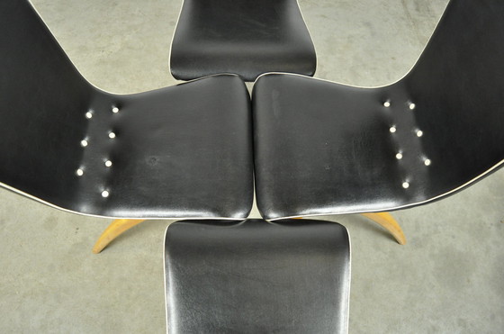 Image 1 of 4x Van Os Culemborg Dining Table Chairs