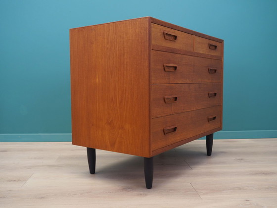 Image 1 of Teak Chest Of Drawers, Danish Design, 1970S, Production: Denmark