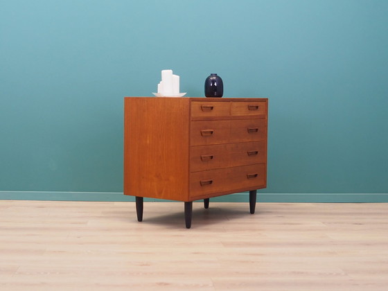 Image 1 of Teak Chest Of Drawers, Danish Design, 1970S, Production: Denmark