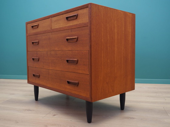 Image 1 of Teak Chest Of Drawers, Danish Design, 1970S, Production: Denmark