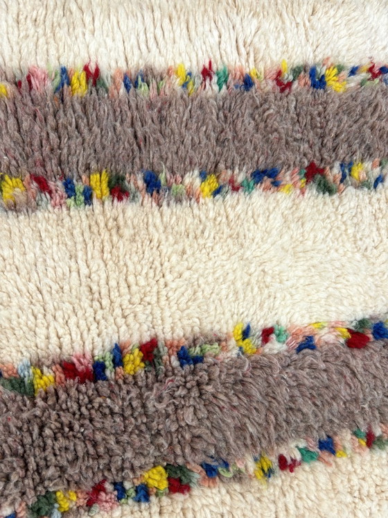 Image 1 of "Jesna" - Tapis marocain contemporain en laine