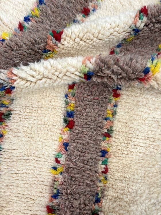 Image 1 of "Jesna" - Contemporary Moroccan Runner Wool Rug