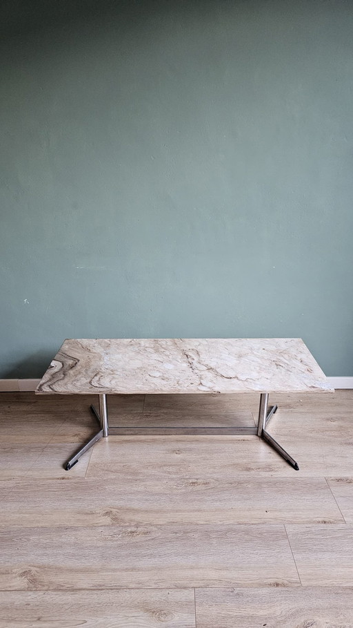 Coffetable In Fine Marble.