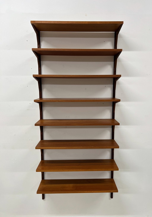 8 X Poul Cadovius Teak Shelves By Cado.