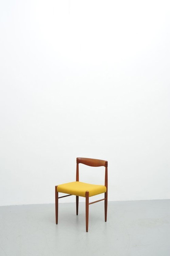 Image 1 of Henry Walter Klein dining chairs in teak 1960