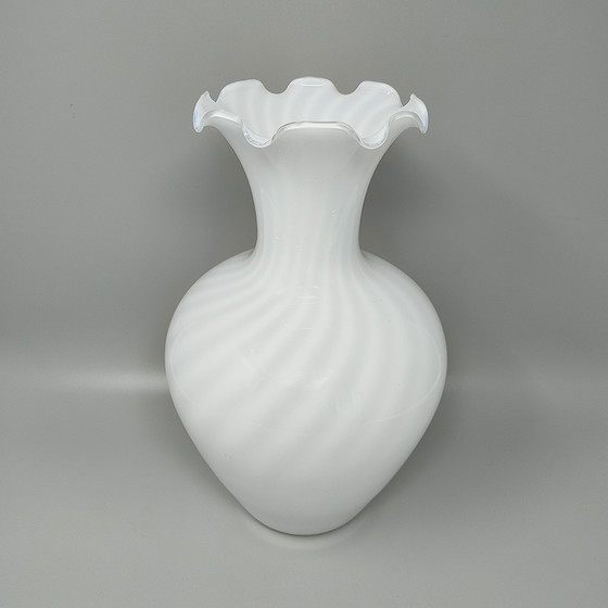 Image 1 of 1960s Astonishing Vase By Dogi in Murano Glass. Made in Italy