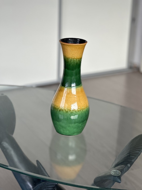 Image 1 of Vase West Germany Mid - Century Ceramics Jug Vintage