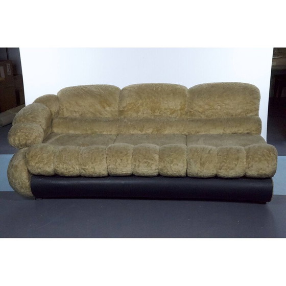 Image 1 of Space Age vintage three-seater sofa by Adriano Piazzesi, Italy 1970s