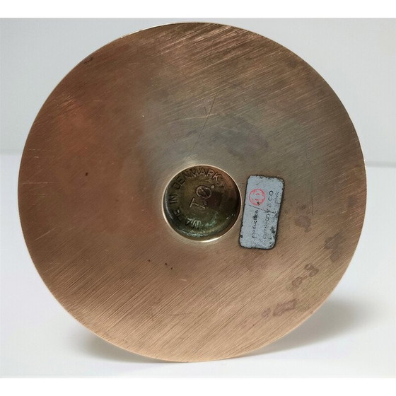 Image 1 of Vintage solid brass candlestick model Hi Fi by Max Bruël for Torben Orskov, Denmark 1970