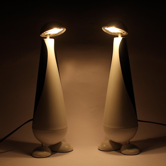 Image 1 of 2X Penguin Table Lamps