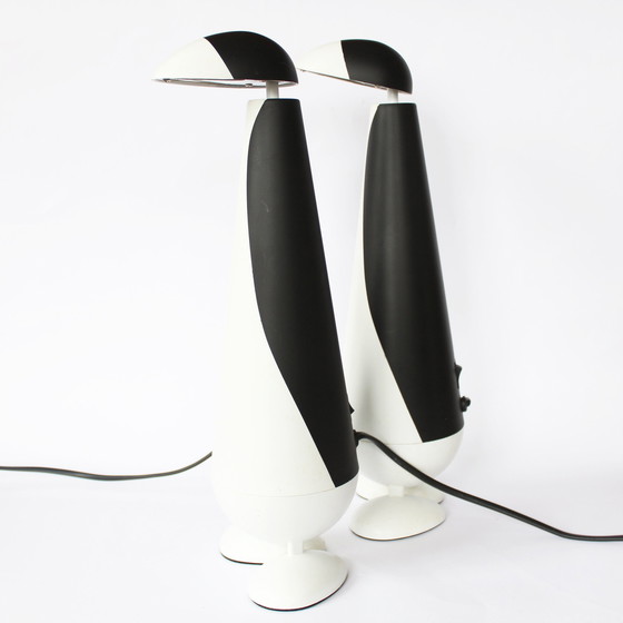 Image 1 of 2X Penguin Table Lamps