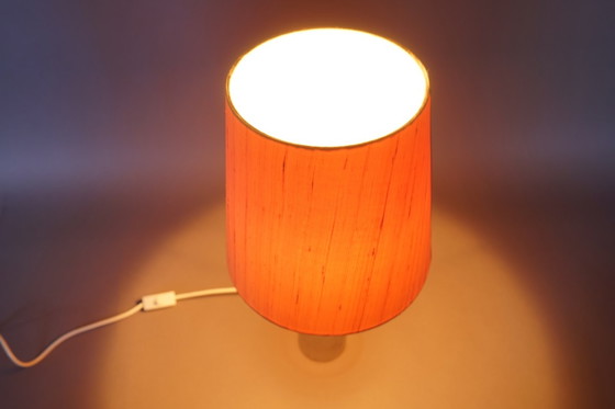 Image 1 of Vintage silver Hollywood Regency ball lamp, 1970s