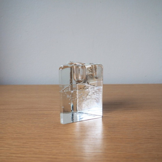 Image 1 of 1980S Iittala Arkipelago 'Ice' Candlestick 