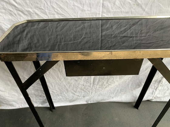 Image 1 of Little Opaline Black Modernist Console