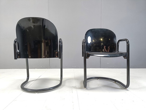 Image 1 of Dialogo Dining Chairs By Tobia Scarpa, 1970S - Set Of 9