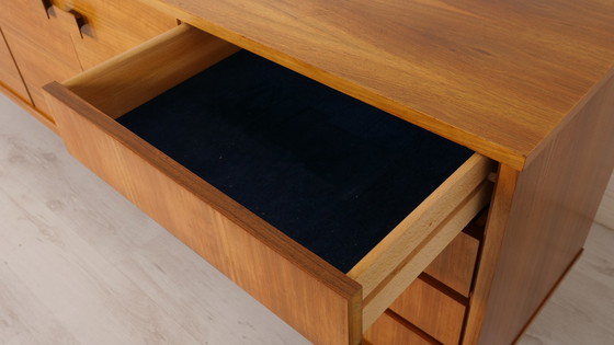 Image 1 of Vintage sideboard | Wooden handles | Walnut | 240 cm