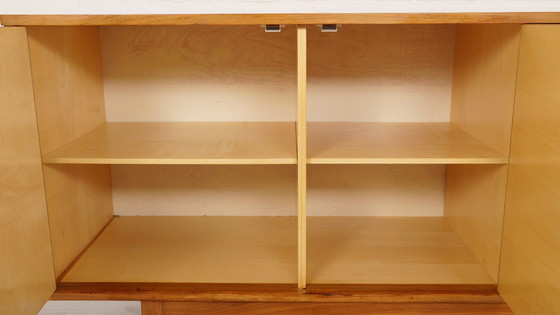 Image 1 of Vintage sideboard | Wooden handles | Walnut | 240 cm