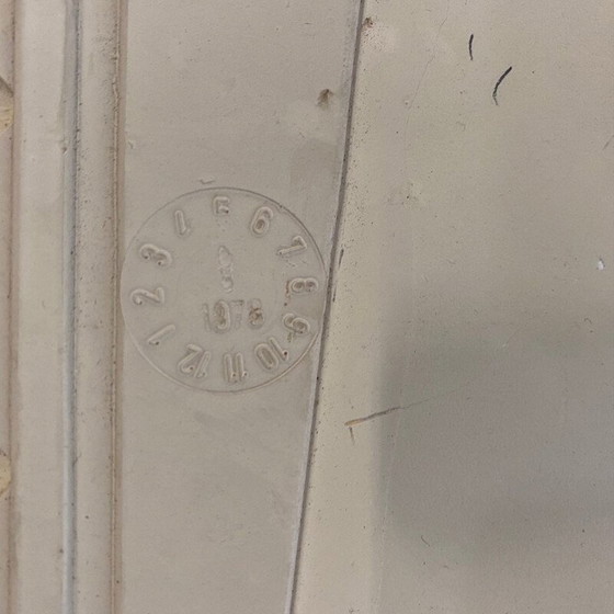 Image 1 of Tavolino da caffè vintage in metallo beige chiaro di Kartell, 1978